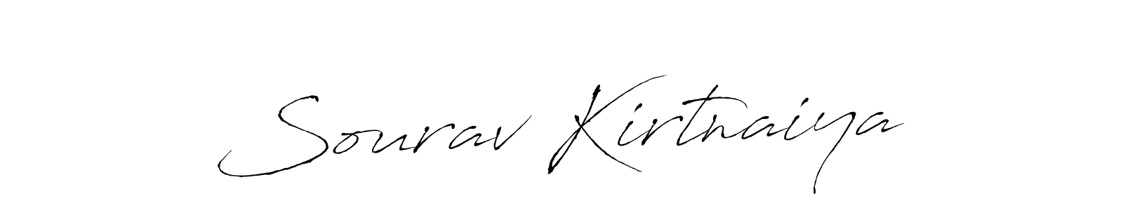 Design your own signature with our free online signature maker. With this signature software, you can create a handwritten (Antro_Vectra) signature for name Sourav Kirtnaiya. Sourav Kirtnaiya signature style 6 images and pictures png