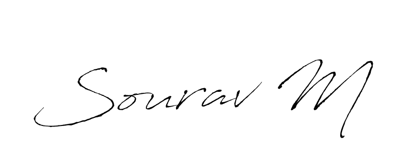 How to Draw Sourav M signature style? Antro_Vectra is a latest design signature styles for name Sourav M. Sourav M signature style 6 images and pictures png