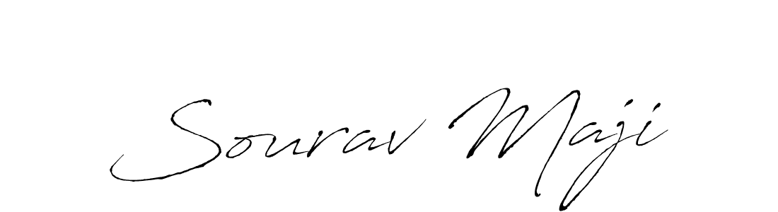 Sourav Maji stylish signature style. Best Handwritten Sign (Antro_Vectra) for my name. Handwritten Signature Collection Ideas for my name Sourav Maji. Sourav Maji signature style 6 images and pictures png