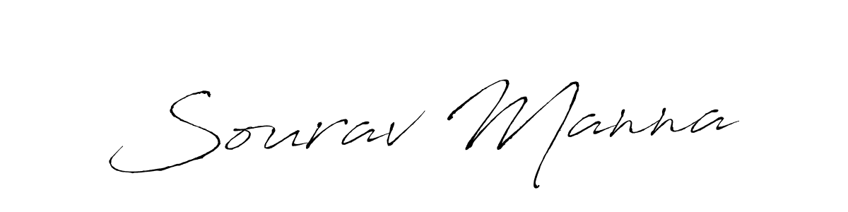 Sourav Manna stylish signature style. Best Handwritten Sign (Antro_Vectra) for my name. Handwritten Signature Collection Ideas for my name Sourav Manna. Sourav Manna signature style 6 images and pictures png