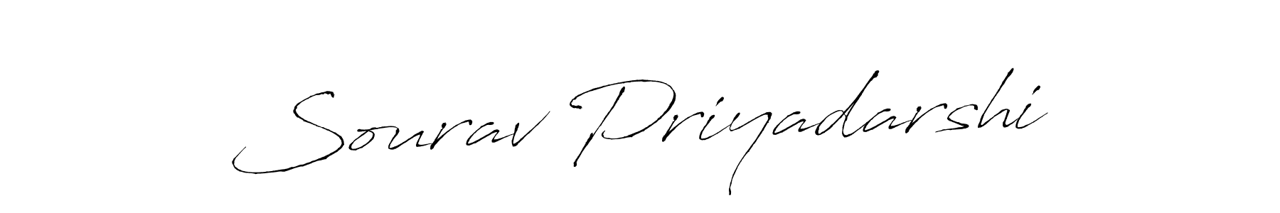 Use a signature maker to create a handwritten signature online. With this signature software, you can design (Antro_Vectra) your own signature for name Sourav Priyadarshi. Sourav Priyadarshi signature style 6 images and pictures png