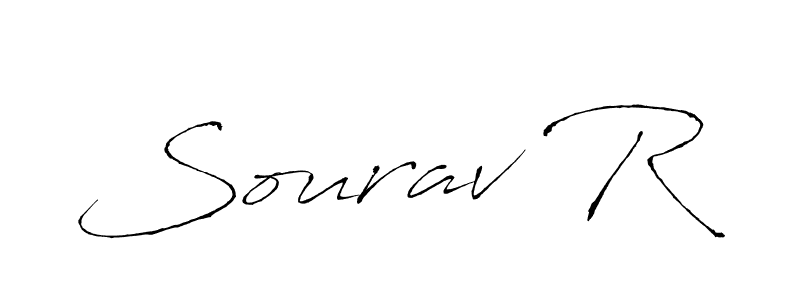 You should practise on your own different ways (Antro_Vectra) to write your name (Sourav R) in signature. don't let someone else do it for you. Sourav R signature style 6 images and pictures png