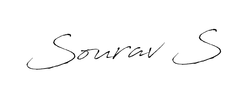 Also You can easily find your signature by using the search form. We will create Sourav S name handwritten signature images for you free of cost using Antro_Vectra sign style. Sourav S signature style 6 images and pictures png