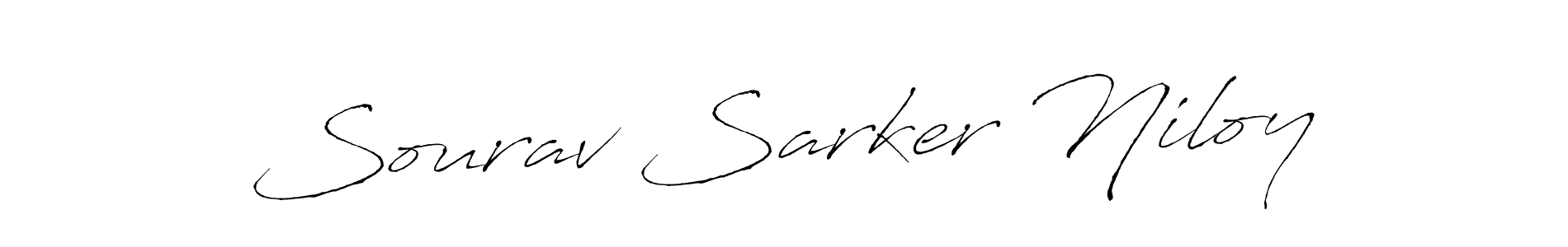 Also we have Sourav Sarker Niloy name is the best signature style. Create professional handwritten signature collection using Antro_Vectra autograph style. Sourav Sarker Niloy signature style 6 images and pictures png