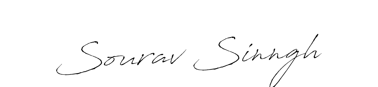 Also we have Sourav Sinngh name is the best signature style. Create professional handwritten signature collection using Antro_Vectra autograph style. Sourav Sinngh signature style 6 images and pictures png