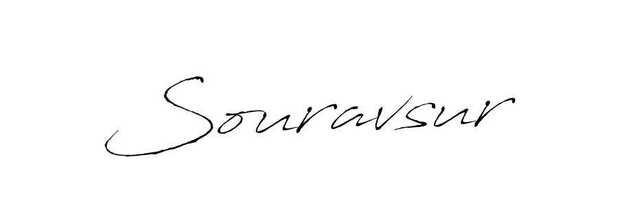 How to make Souravsur signature? Antro_Vectra is a professional autograph style. Create handwritten signature for Souravsur name. Souravsur signature style 6 images and pictures png