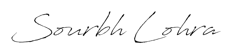 A dynamic signature style for Sourbh Lohra using Antro_Vectra script. Designed to look authentic, handwritten, and professional. Sourbh Lohra signature style 6 images and pictures png