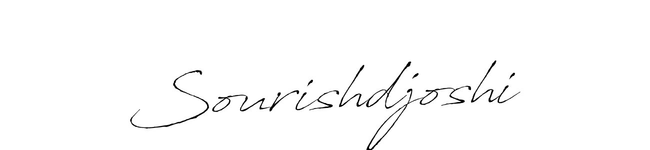 Make a beautiful signature design for name Sourishdjoshi. With this signature (Antro_Vectra) style, you can create a handwritten signature for free. Sourishdjoshi signature style 6 images and pictures png