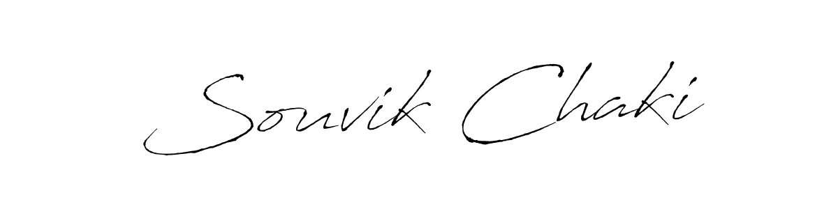 Create a beautiful signature design for name Souvik Chaki. With this signature (Antro_Vectra) fonts, you can make a handwritten signature for free. Souvik Chaki signature style 6 images and pictures png