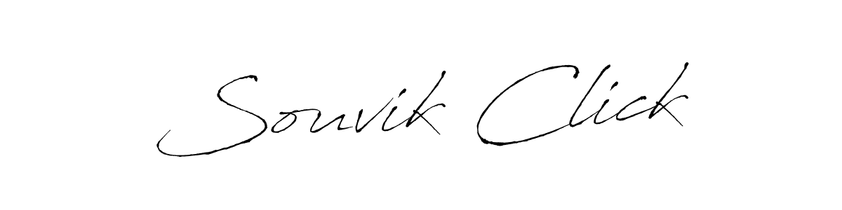 Similarly Antro_Vectra is the best handwritten signature design. Signature creator online .You can use it as an online autograph creator for name Souvik Click. Souvik Click signature style 6 images and pictures png