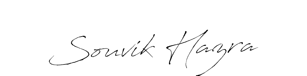 Create a beautiful signature design for name Souvik Hazra. With this signature (Antro_Vectra) fonts, you can make a handwritten signature for free. Souvik Hazra signature style 6 images and pictures png