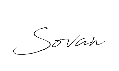 Sovan stylish signature style. Best Handwritten Sign (Antro_Vectra) for my name. Handwritten Signature Collection Ideas for my name Sovan. Sovan signature style 6 images and pictures png