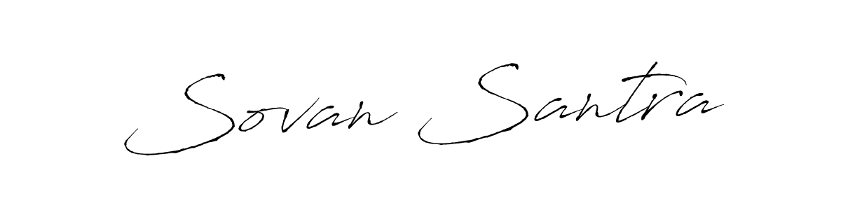 How to make Sovan Santra name signature. Use Antro_Vectra style for creating short signs online. This is the latest handwritten sign. Sovan Santra signature style 6 images and pictures png