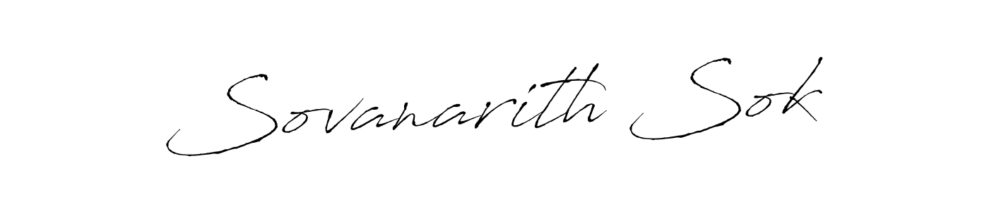 Create a beautiful signature design for name Sovanarith Sok. With this signature (Antro_Vectra) fonts, you can make a handwritten signature for free. Sovanarith Sok signature style 6 images and pictures png