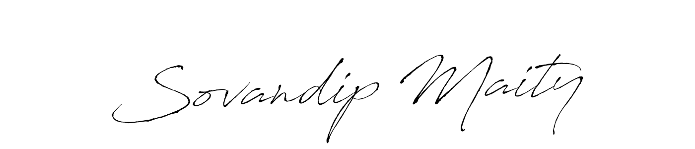 Design your own signature with our free online signature maker. With this signature software, you can create a handwritten (Antro_Vectra) signature for name Sovandip Maity. Sovandip Maity signature style 6 images and pictures png
