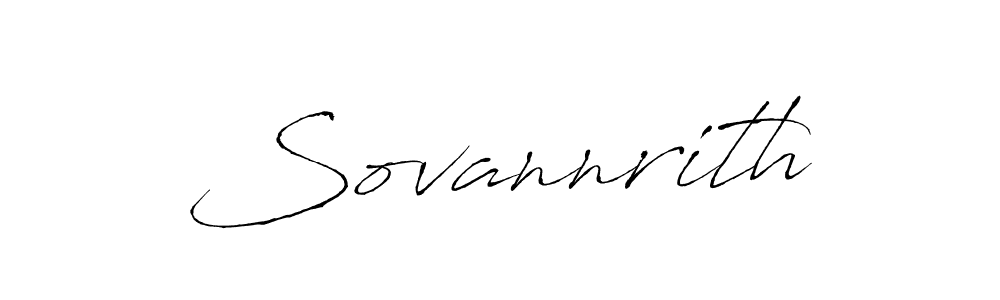 Sovannrith stylish signature style. Best Handwritten Sign (Antro_Vectra) for my name. Handwritten Signature Collection Ideas for my name Sovannrith. Sovannrith signature style 6 images and pictures png