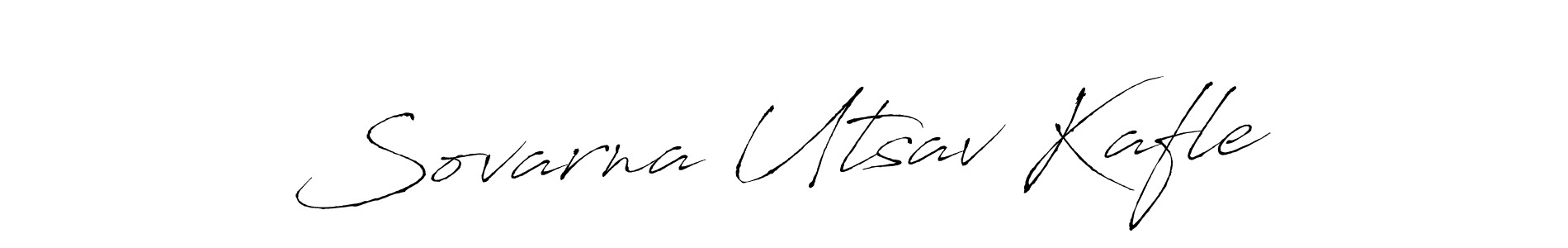 Make a beautiful signature design for name Sovarna Utsav Kafle. With this signature (Antro_Vectra) style, you can create a handwritten signature for free. Sovarna Utsav Kafle signature style 6 images and pictures png