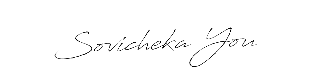 if you are searching for the best signature style for your name Sovicheka You. so please give up your signature search. here we have designed multiple signature styles  using Antro_Vectra. Sovicheka You signature style 6 images and pictures png