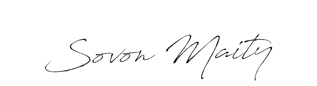 Use a signature maker to create a handwritten signature online. With this signature software, you can design (Antro_Vectra) your own signature for name Sovon Maity. Sovon Maity signature style 6 images and pictures png