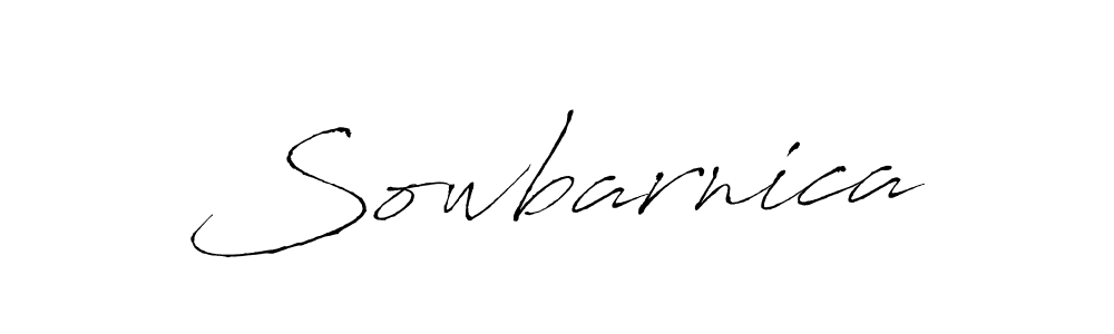 Make a beautiful signature design for name Sowbarnica. With this signature (Antro_Vectra) style, you can create a handwritten signature for free. Sowbarnica signature style 6 images and pictures png