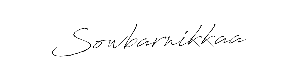 Create a beautiful signature design for name Sowbarnikkaa. With this signature (Antro_Vectra) fonts, you can make a handwritten signature for free. Sowbarnikkaa signature style 6 images and pictures png