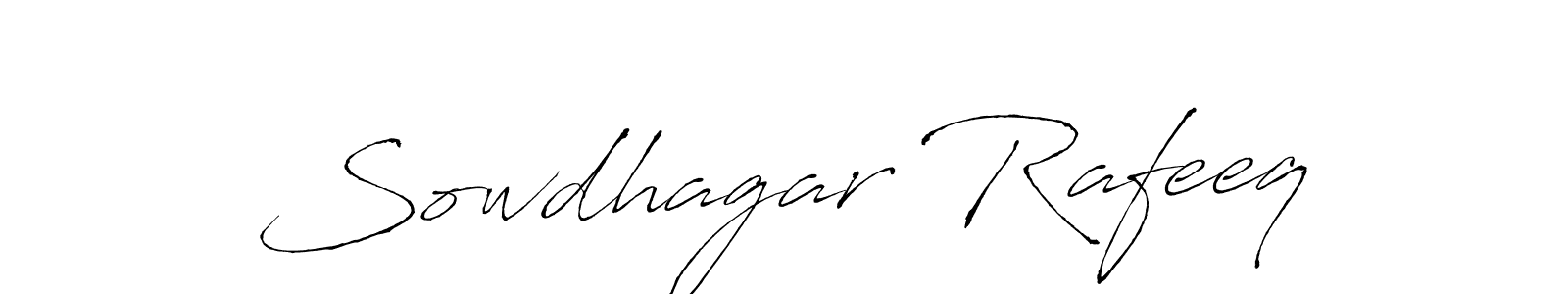 How to make Sowdhagar Rafeeq signature? Antro_Vectra is a professional autograph style. Create handwritten signature for Sowdhagar Rafeeq name. Sowdhagar Rafeeq signature style 6 images and pictures png