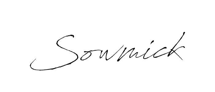 Antro_Vectra is a professional signature style that is perfect for those who want to add a touch of class to their signature. It is also a great choice for those who want to make their signature more unique. Get Sowmick name to fancy signature for free. Sowmick signature style 6 images and pictures png