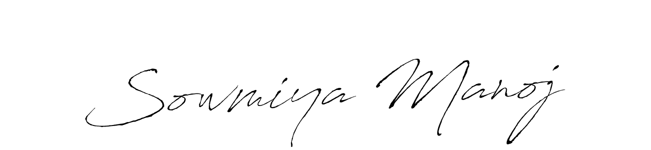 Also we have Sowmiya Manoj name is the best signature style. Create professional handwritten signature collection using Antro_Vectra autograph style. Sowmiya Manoj signature style 6 images and pictures png