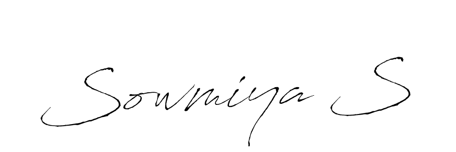 The best way (Antro_Vectra) to make a short signature is to pick only two or three words in your name. The name Sowmiya S include a total of six letters. For converting this name. Sowmiya S signature style 6 images and pictures png
