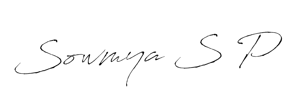 You should practise on your own different ways (Antro_Vectra) to write your name (Sowmya S P) in signature. don't let someone else do it for you. Sowmya S P signature style 6 images and pictures png