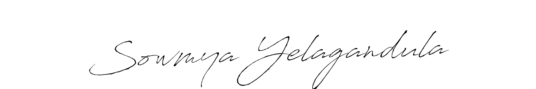 Use a signature maker to create a handwritten signature online. With this signature software, you can design (Antro_Vectra) your own signature for name Sowmya Yelagandula. Sowmya Yelagandula signature style 6 images and pictures png