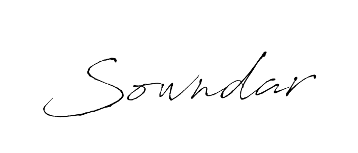 How to make Sowndar signature? Antro_Vectra is a professional autograph style. Create handwritten signature for Sowndar name. Sowndar signature style 6 images and pictures png