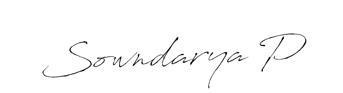 Similarly Antro_Vectra is the best handwritten signature design. Signature creator online .You can use it as an online autograph creator for name Sowndarya P. Sowndarya P signature style 6 images and pictures png