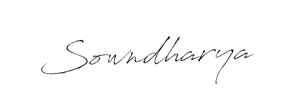 Use a signature maker to create a handwritten signature online. With this signature software, you can design (Antro_Vectra) your own signature for name Sowndharya. Sowndharya signature style 6 images and pictures png