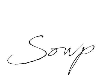 Create a beautiful signature design for name Sowp. With this signature (Antro_Vectra) fonts, you can make a handwritten signature for free. Sowp signature style 6 images and pictures png