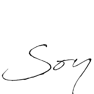 You should practise on your own different ways (Antro_Vectra) to write your name (Soy) in signature. don't let someone else do it for you. Soy signature style 6 images and pictures png