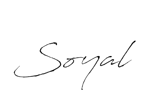 Design your own signature with our free online signature maker. With this signature software, you can create a handwritten (Antro_Vectra) signature for name Soyal. Soyal signature style 6 images and pictures png