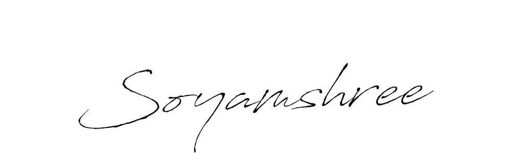 Create a beautiful signature design for name Soyamshree. With this signature (Antro_Vectra) fonts, you can make a handwritten signature for free. Soyamshree signature style 6 images and pictures png