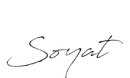 How to make Soyat signature? Antro_Vectra is a professional autograph style. Create handwritten signature for Soyat name. Soyat signature style 6 images and pictures png