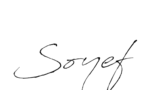 Soyef stylish signature style. Best Handwritten Sign (Antro_Vectra) for my name. Handwritten Signature Collection Ideas for my name Soyef. Soyef signature style 6 images and pictures png