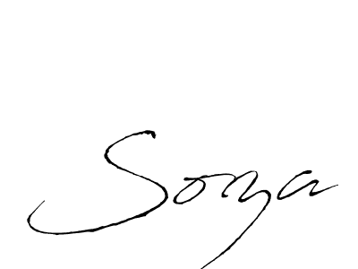 Make a beautiful signature design for name Soza. With this signature (Antro_Vectra) style, you can create a handwritten signature for free. Soza signature style 6 images and pictures png