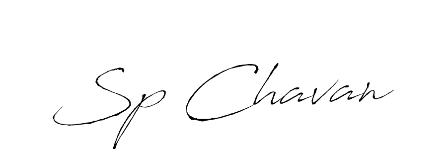 Sp Chavan stylish signature style. Best Handwritten Sign (Antro_Vectra) for my name. Handwritten Signature Collection Ideas for my name Sp Chavan. Sp Chavan signature style 6 images and pictures png