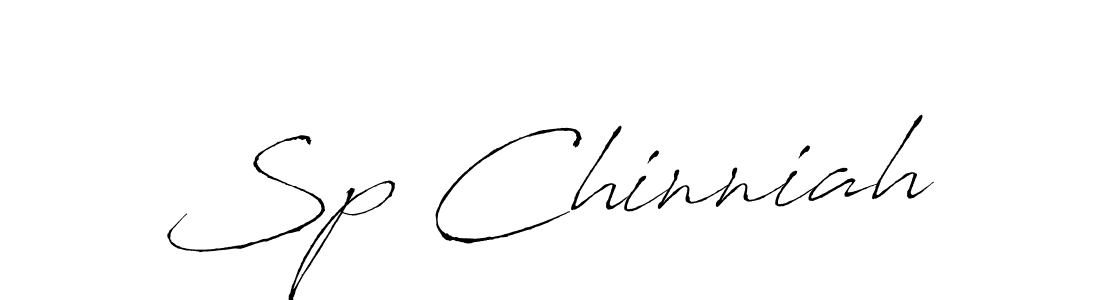 Also You can easily find your signature by using the search form. We will create Sp Chinniah name handwritten signature images for you free of cost using Antro_Vectra sign style. Sp Chinniah signature style 6 images and pictures png