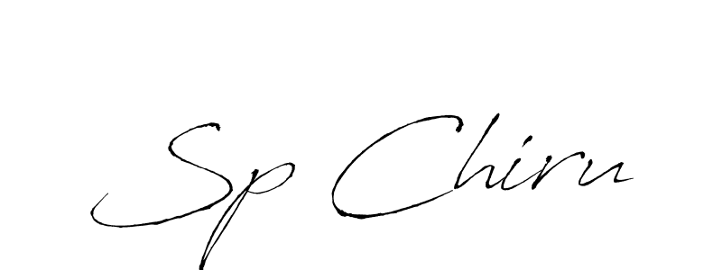 How to make Sp Chiru signature? Antro_Vectra is a professional autograph style. Create handwritten signature for Sp Chiru name. Sp Chiru signature style 6 images and pictures png