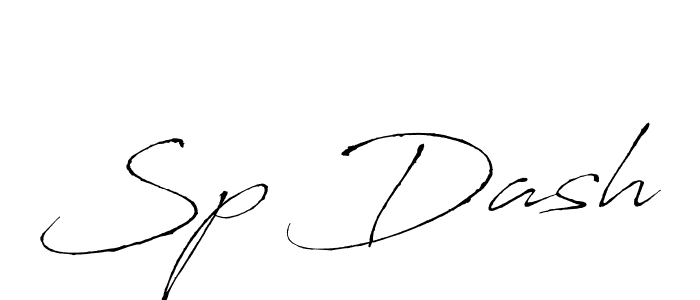 Make a beautiful signature design for name Sp Dash. With this signature (Antro_Vectra) style, you can create a handwritten signature for free. Sp Dash signature style 6 images and pictures png