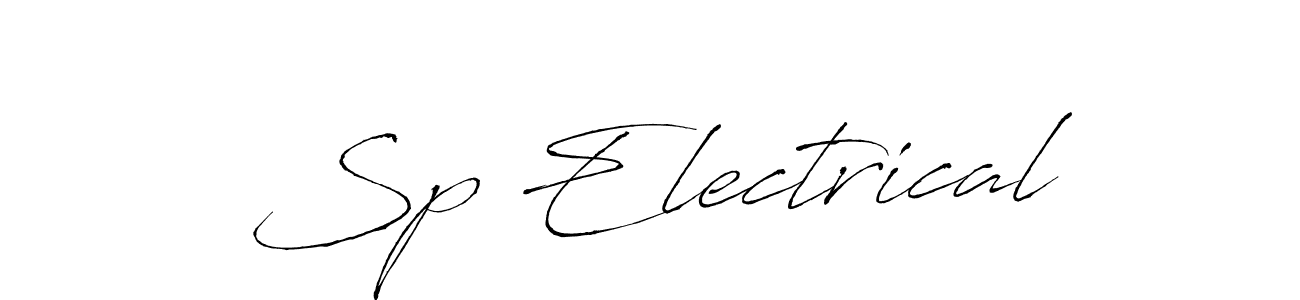 Make a beautiful signature design for name Sp Electrical. With this signature (Antro_Vectra) style, you can create a handwritten signature for free. Sp Electrical signature style 6 images and pictures png