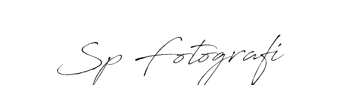 Make a beautiful signature design for name Sp Fotografi. With this signature (Antro_Vectra) style, you can create a handwritten signature for free. Sp Fotografi signature style 6 images and pictures png