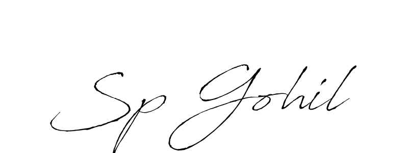 Also we have Sp Gohil name is the best signature style. Create professional handwritten signature collection using Antro_Vectra autograph style. Sp Gohil signature style 6 images and pictures png