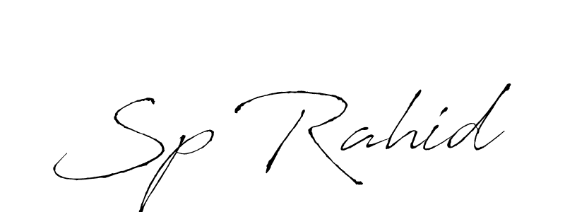 Use a signature maker to create a handwritten signature online. With this signature software, you can design (Antro_Vectra) your own signature for name Sp Rahid. Sp Rahid signature style 6 images and pictures png