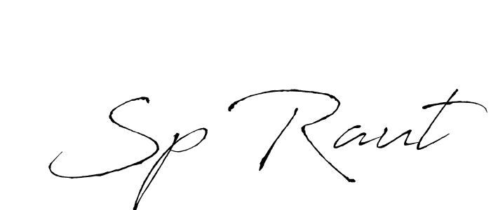 Sp Raut stylish signature style. Best Handwritten Sign (Antro_Vectra) for my name. Handwritten Signature Collection Ideas for my name Sp Raut. Sp Raut signature style 6 images and pictures png